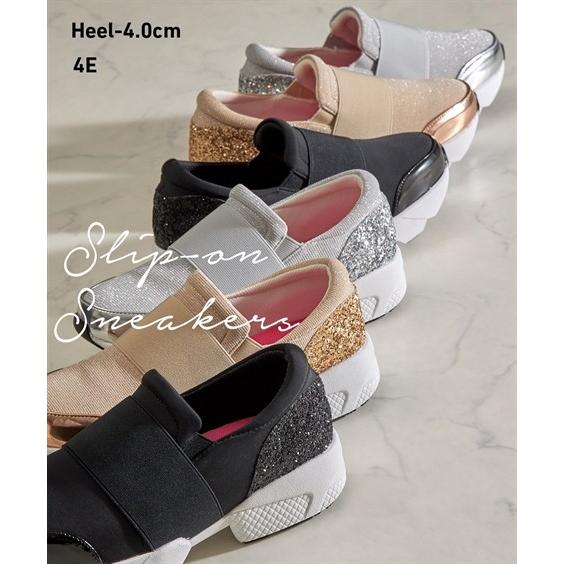 大きいサイズ レディース スリッポン スニーカー ワイズ 4e 靴 24 0 24 5 24 5 25 0 25 0 25 5 25 5 26 0cm ニッセン Zzy4319e4590 ニッセンyahoo 店 通販 Yahoo ショッピング