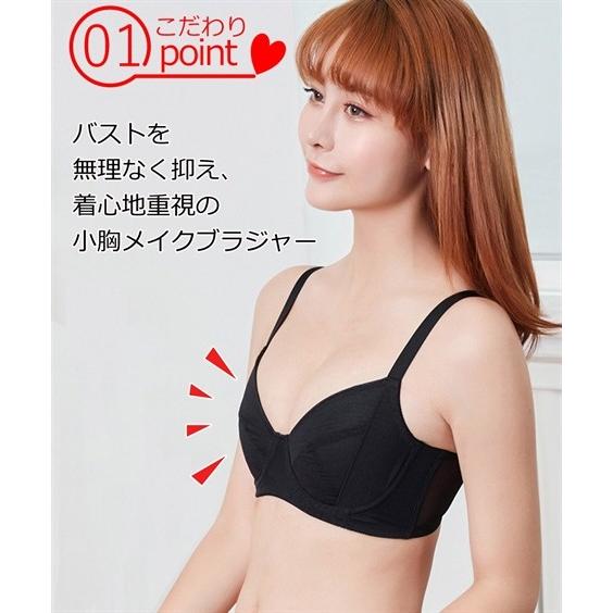 ブラジャー ワイヤー入り レディース 小胸 メイク チイサクシヤ G70 G75 G80 ニッセン Nissen Zzy4319e5251 ニッセンyahoo 店 通販 Yahoo ショッピング