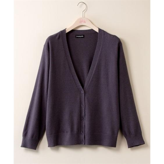 カーディガン 大きいサイズ レディース ベーシック ニット 4l 5l 6l ニッセン Nissen Zzy4319e5530 ニッセンyahoo 店 通販 Yahoo ショッピング