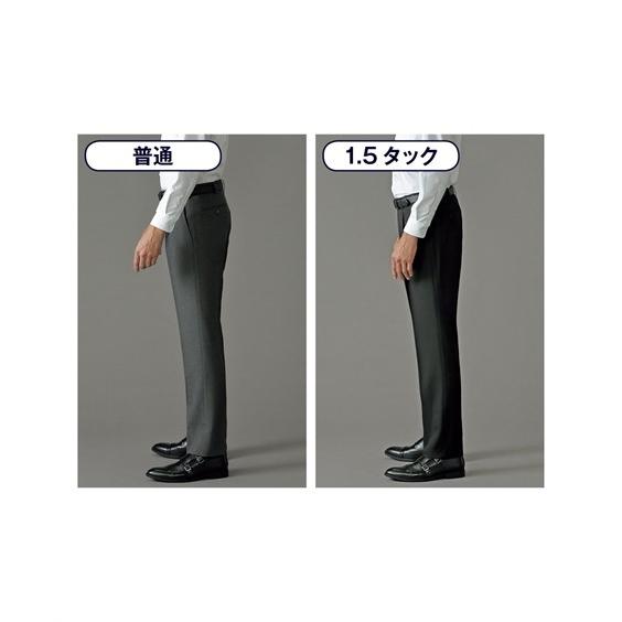 スラックス ビジネス メンズ 太ももゆったりワンタック パンツ ウエスト94 1cm ニッセン Nissen Zzy43a1163 ニッセンyahoo 店 通販 Yahoo ショッピング