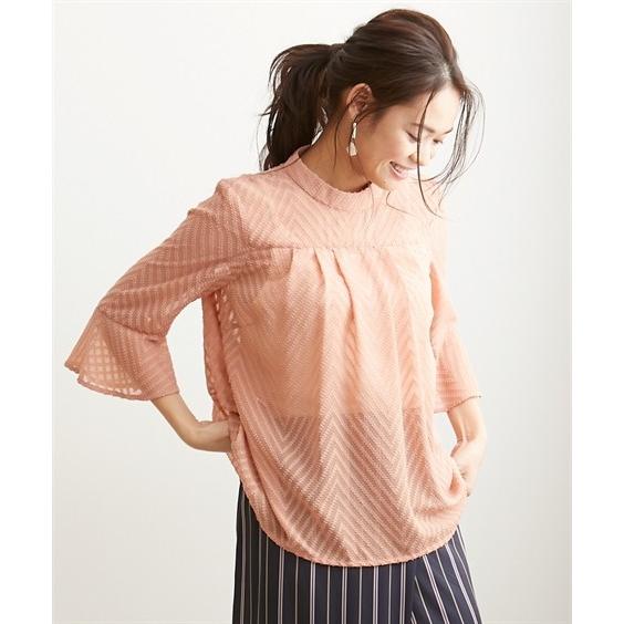 大きいサイズ レディース プチ ハイネック ブラウス 8l 10l ニッセン Nissen Zzy43a5539 ニッセンyahoo 店 通販 Yahoo ショッピング