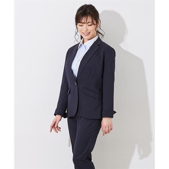 スーツ レディース 大きい胸専用 洗える ストレッチ素材使い パンツ テーラード ジャケット Fll ニッセン Nissen Zzy43a5917 ニッセンyahoo 店 通販 Yahoo ショッピング