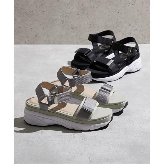 サンダル レディース 厚底 スポーツ 低反発中敷 22 5 23 23 5 24 24 5cm ニッセン Zzy4320b3756 ニッセンyahoo 店 通販 Yahoo ショッピング