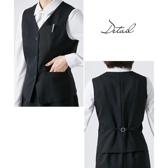 事務服 ベスト スーツ レディース ブラウス ワンピース ドッキング 洗える 防汚加工 消臭テープ付 S M L ニッセン Nissen Zzy43b4475 ニッセンyahoo 店 通販 Yahoo ショッピング