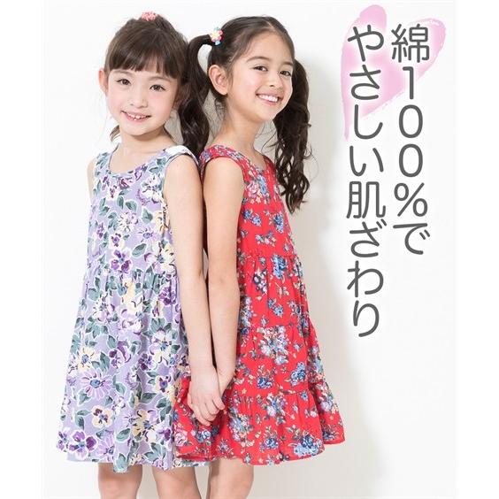 ワンピース 綿100 サンドレス 女の子 子供服 ジュニア服 身長100 110 120 130cm ニッセン Zzy4320c0376 ニッセンyahoo 店 通販 Yahoo ショッピング