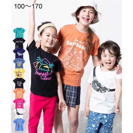 Tシャツ カットソー ショート 袖 プリント 子供服 男の子 女の子 ジュニア服 身長140 150 160cm ニッセン Nissen Zzy43c0957 ニッセンyahoo 店 通販 Yahoo ショッピング