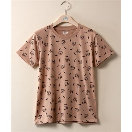 Tシャツ カットソー 大きいサイズ レディース ペコちゃん 総柄 プリント Ll 3l ニッセン Nissen Zzy43c1786 ニッセンyahoo 店 通販 Yahoo ショッピング