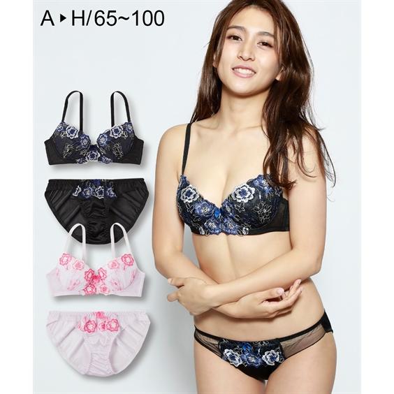 ブラジャー ショーツ セット 大きいサイズ レディース エレガントフラワー A85 Ll F80 L ニッセン Nissen Zzy43c2429 ニッセンyahoo 店 通販 Yahoo ショッピング