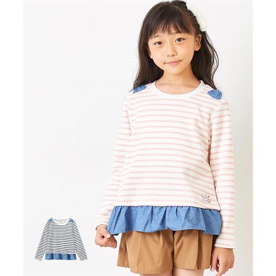 トレーナー デザイン 女の子 子供服 ジュニア服 身長100 110 1 130cm ニッセン Nissen Zzy43d2681 ニッセンyahoo 店 通販 Yahoo ショッピング