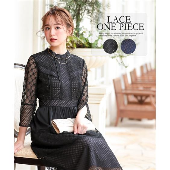 超人気 ドレス ワンピース レディース スタンドカラー レース切替 結婚式 二次会 お呼ばれ対応 M L ニッセン Nissen Zzy43d3047 ニッセンyahoo 店 通販 Yahoo ショッピング 即日出荷 Www Doctor Plan Com