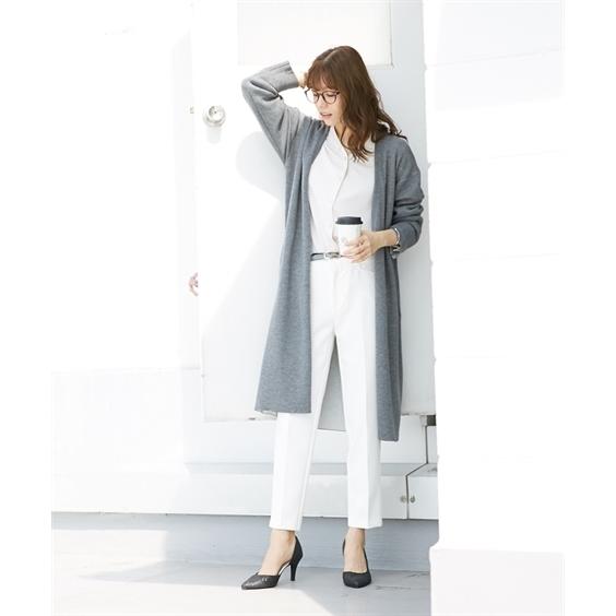 セーター ニット レディース ロング ガウン コート ワンランク上 お仕事服 冬 M L ニッセン Nissen Zzy43e2307 ニッセンyahoo 店 通販 Yahoo ショッピング
