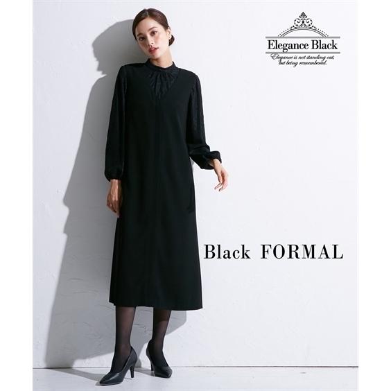 喪服 ワンピース レディース ブラックフォーマル 礼服 ブラウス リバーシブル スタンドカラー レース ジャンスカ 前開き 洗える Ll 3l ニッセン Nissen Zzy43e4627 家具 インテリア ニッセン 通販 Yahoo ショッピング