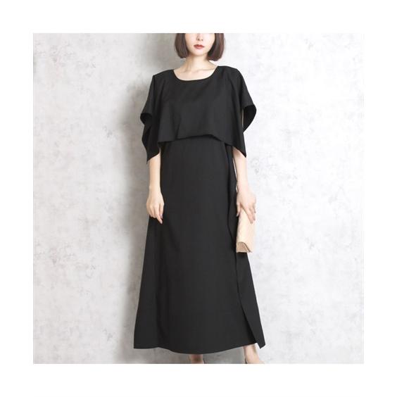 ワンピース ひざ丈 レディース Martha マーサ ドレープ ロング M L ニッセン Nissen Zzy43h03 ニッセンyahoo 店 通販 Yahoo ショッピング