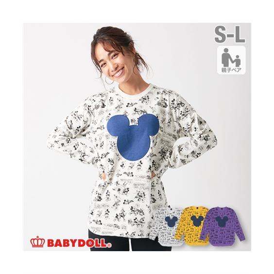 Tシャツ カットソー Babydoll 親子お揃い ディズニー デニム ワッペン ロンt 4414a S M L ニッセン Nissen Zzy43h11 ニッセンyahoo 店 通販 Yahoo ショッピング