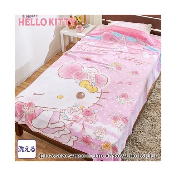 ハローキティ 綿混 タオルケット シングル ニッセン Nissen Zzy43n09 ニッセンyahoo 店 通販 Yahoo ショッピング