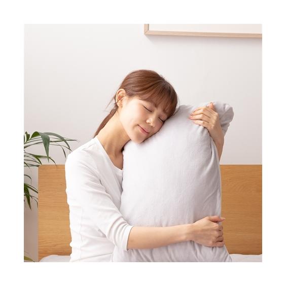 mofua 夏でも冬でも ふわさら 枕カバー 中かぶせ式タイプ ピロー43 