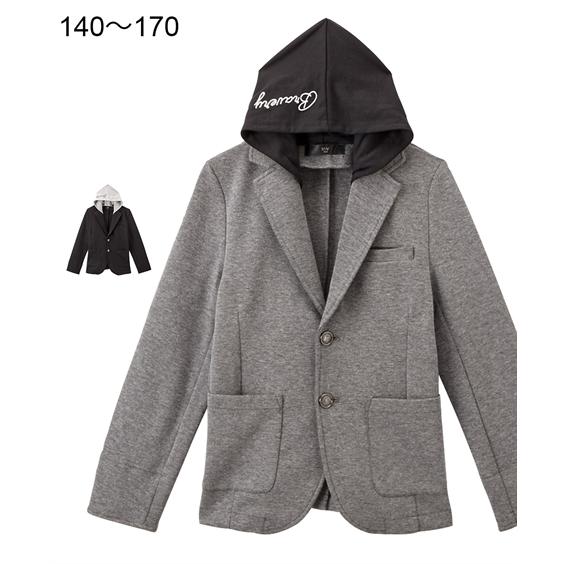 キッズ 男の子 卒業 ダンボール ニット フード付 ジャケット 子供服 ジュニア服 冬 身長140 150 160cm ニッセン Nissen Zzy4321a0484 ニッセンyahoo 店 通販 Yahoo ショッピング
