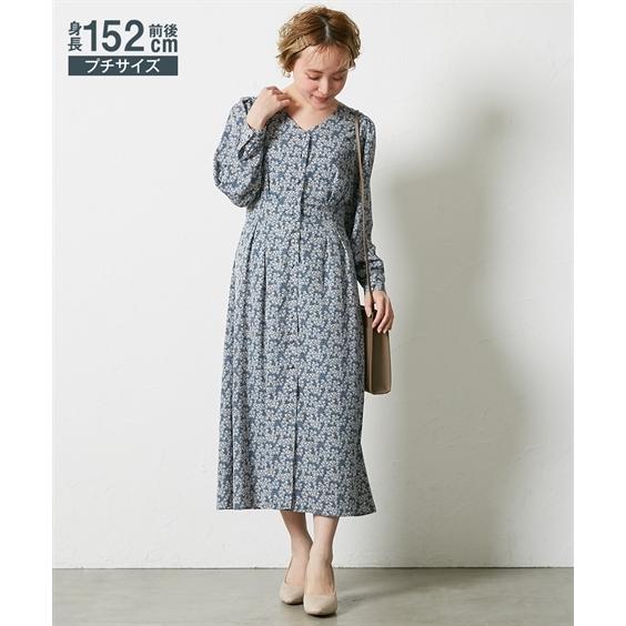 ワンピース ロング マキシ 小さいサイズ レディース 2way 花柄 Ss S M L ニッセン Nissen Zzy4321a4093 ニッセンyahoo 店 通販 Yahoo ショッピング