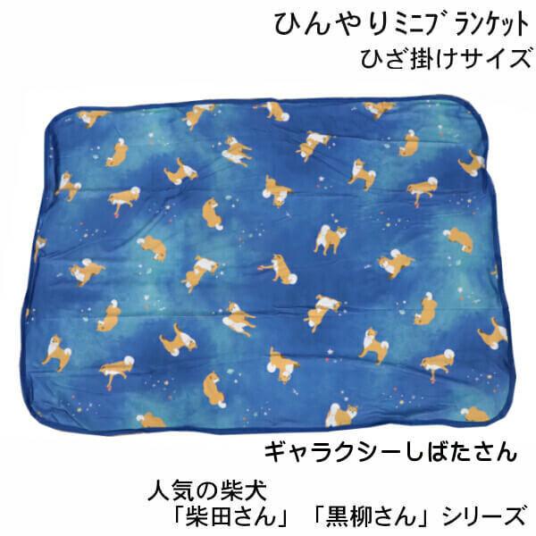 新商品 ひんやり 夏用 ブランケット ひざ掛け サイズ 柴犬 しばたさん デイズ スイムしばたさん 肌