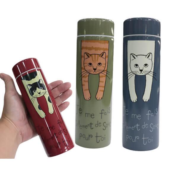 猫 シャロン タルティーヌ ステンレスボトル 中 300ml 水筒 人気作家