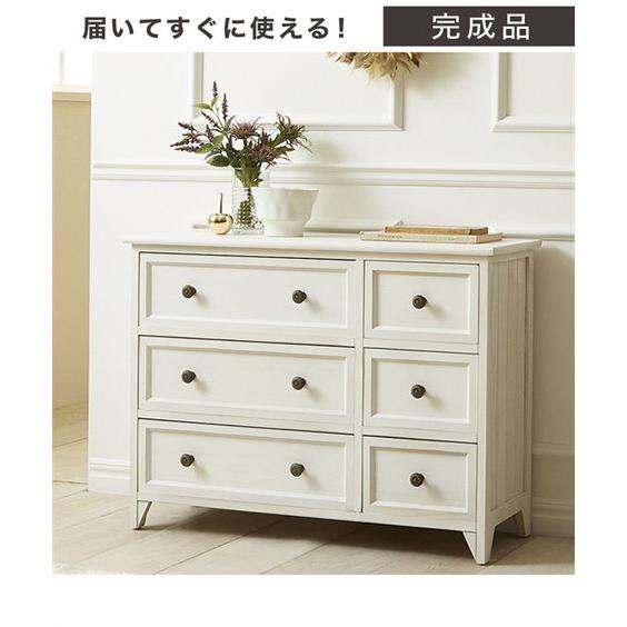 ニッセン（nissen） ホワイトシャビーな チェスト 春 夏 秋 冬 衣類