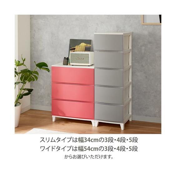 ニッセン（nissen） タンス 日本製 カラー が選べる樹脂 チェスト 幅
