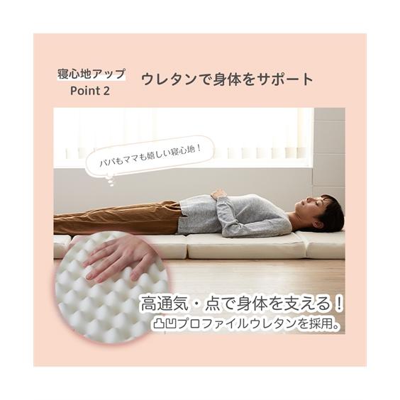 ニッセン（nissen） 寝具 敷布団 ファミリー敷 布団 セット 280×210cm
