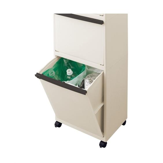 ニッセン（nissen） ゴミ箱 日本製 フラップ式の薄型分別