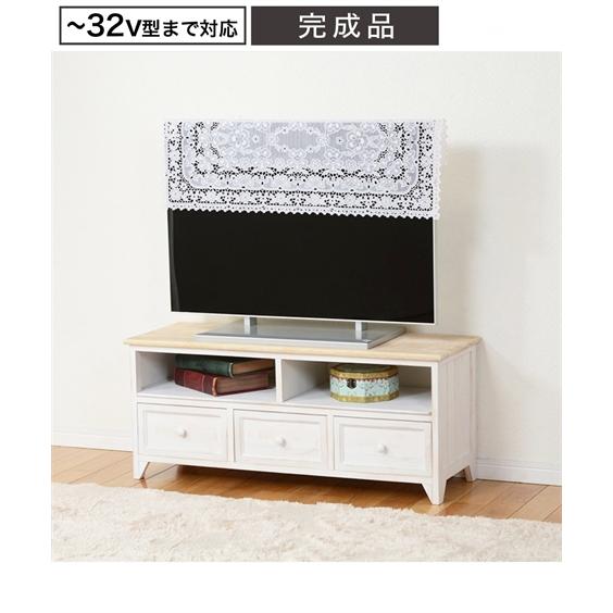 ニッセン アンティーク風 ナチュラルな天板が映えるシンプル