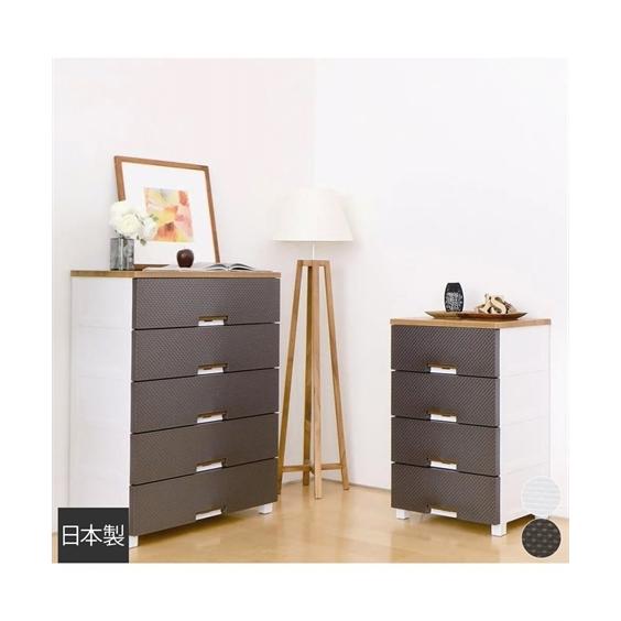 ニッセン（nissen） タンス 日本製 メッシュ柄 ロック 機能付き樹脂
