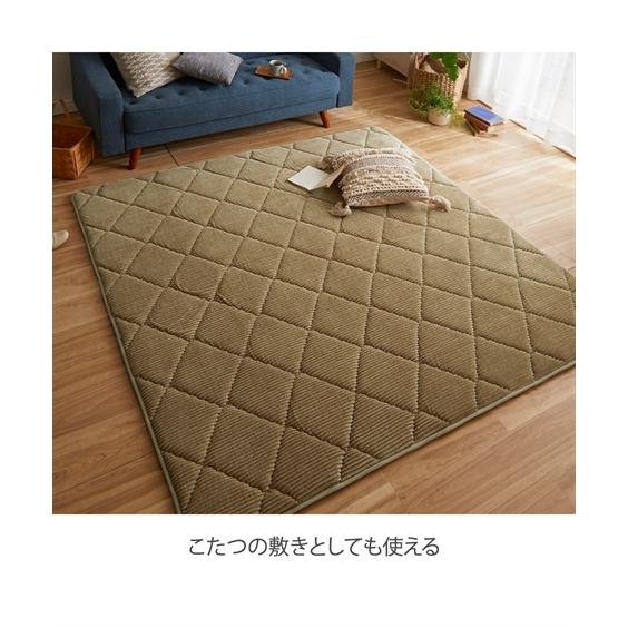 ラグ 超ふっくら ウレタン 30mm 防音 約185×185cm ニッセン nissen