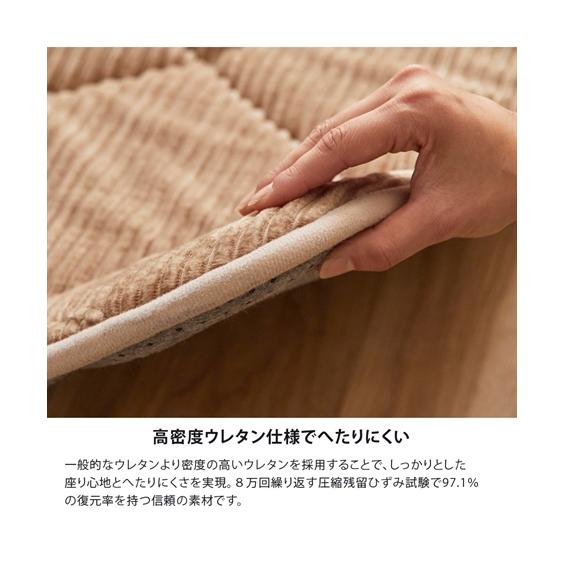 ラグ 超ふっくら ウレタン 30mm 防音 約185×185cm ニッセン nissen