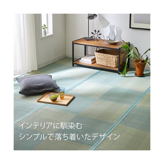 カーペット ぴったりサイズが見つかる シンプルな畳素材い草 江戸間2畳用 裏貼りあり ニッセン nissen_4