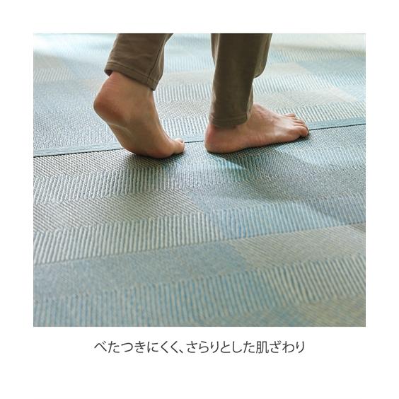 カーペット ぴったりサイズが見つかる シンプルな畳素材い草 江戸間2畳用 裏貼りあり ニッセン nissen_9