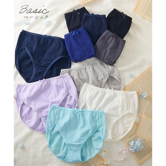 ショーツ ショーツ セット レディース 10枚組 綿100％ シンプル カラー 天竺 レギュラー S/M/L/LL ニッセン nissen | ニッセン | 11