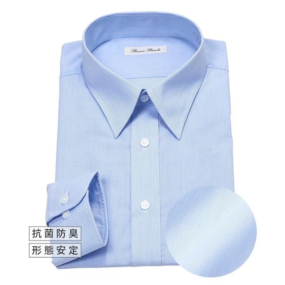 ワイシャツ 最大67％オフ ビジネス メンズ 抗菌防臭形態安定 長袖 レギュラー 519円 国内発送 LL カラー ニッセン 標準シルエット nissen2