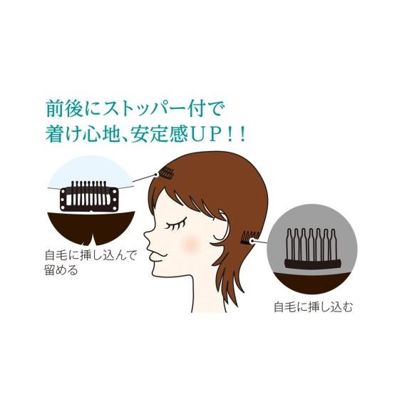 ウィッグ 分け目自由人毛100％フルウィッグ 固定ピン付 ロング ストレート ロングストレート ニッセン nissenの画像