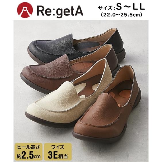 Re:getA（リゲッタ） 靴 レディース ドライビング ローファー R-302