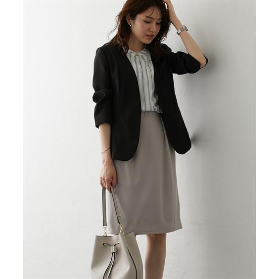 スーツ レディース ジャージーシリーズ カットソー フロントインタック  