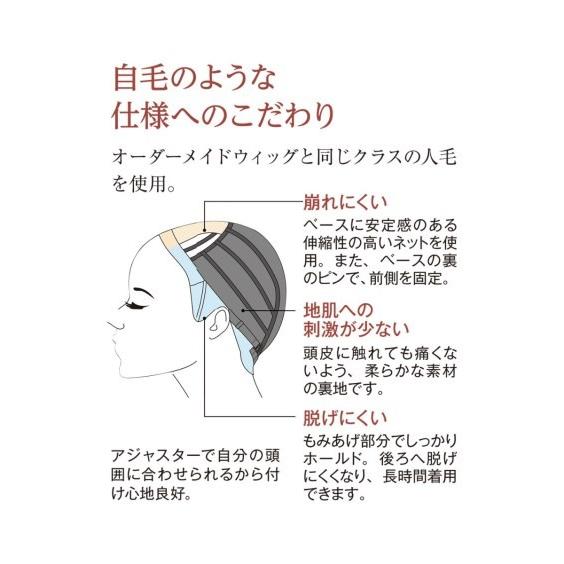 ニッセン ウィッグ アートネイチャー 生え際ナチュラル 人毛100 ニッセン ウィッグ アートネイチャー 生え際ナチュラル 人毛100
