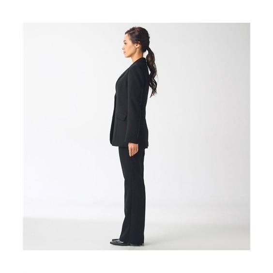 即日出荷 大きいサイズ レディース ストレッチ パンツ 3点セット ジャケット ブラウス ソフト ブーツカット 股下78cm ブラック フォーマル 15 46号 ニッセン Nissen 在庫処分セール Www Skylanceronline Com