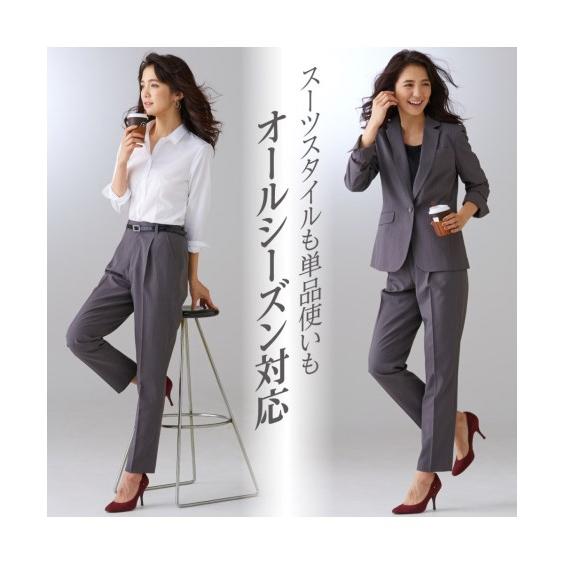 ニッセン（nissen） パンツスーツ 大きいサイズ レディース 洗える