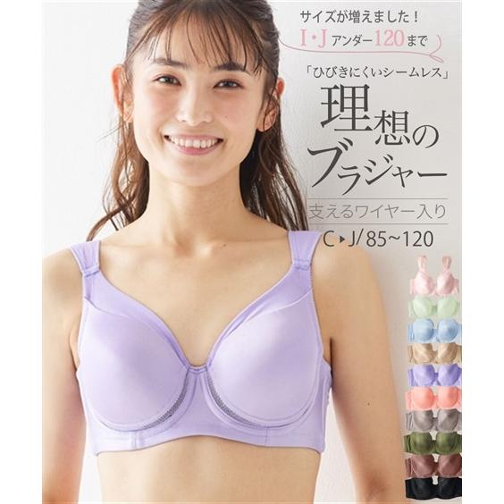 ニッセン（nissen） ブラジャー ワイヤー入り 大きいサイズ レディース