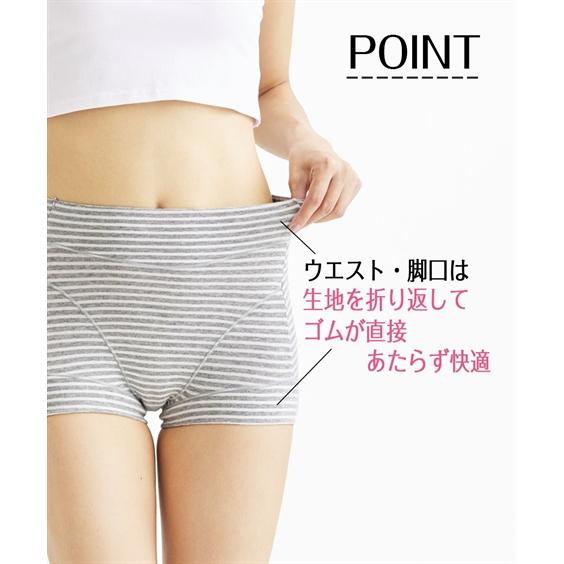 ショーツ スタンダード レディース 綿混 ストレッチ お腹 脚口らくちん 深ばき 4枚組 M/L/LL/3L ニッセン nissen | ニッセン | 05