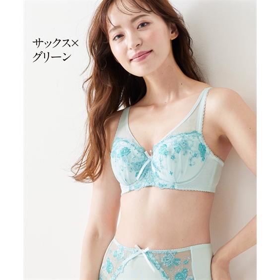 ニッセン（nissen） ブラジャー ワイヤー入り 大きいサイズ レディース