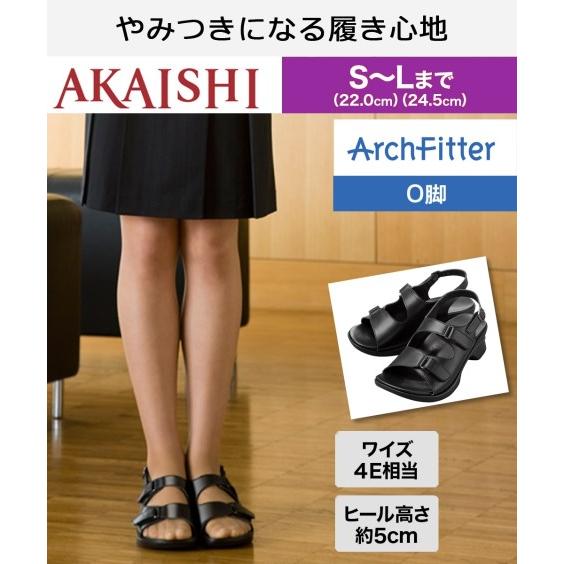ニッセン（nissen） AKAISHI サンダル レディース アーチフィッター406