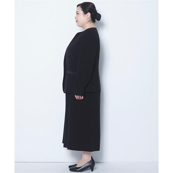 ニッセン 大きいサイズ レディース フォーマル パンツ スーツ 胸当て付