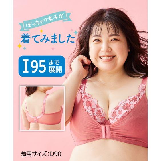 ニッセン（nissen） ブラジャー ワイヤー入り 大きいサイズ レディース