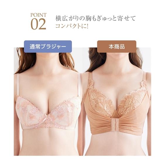ニッセン（nissen） ブラジャー ワイヤー入り 大きいサイズ レディース