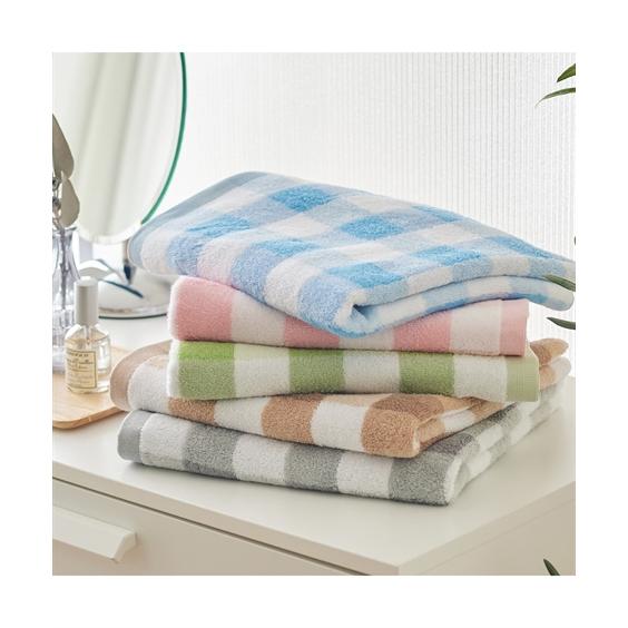 ニッセン（nissen） バス タオル ベイチェック ふんわりやわらか